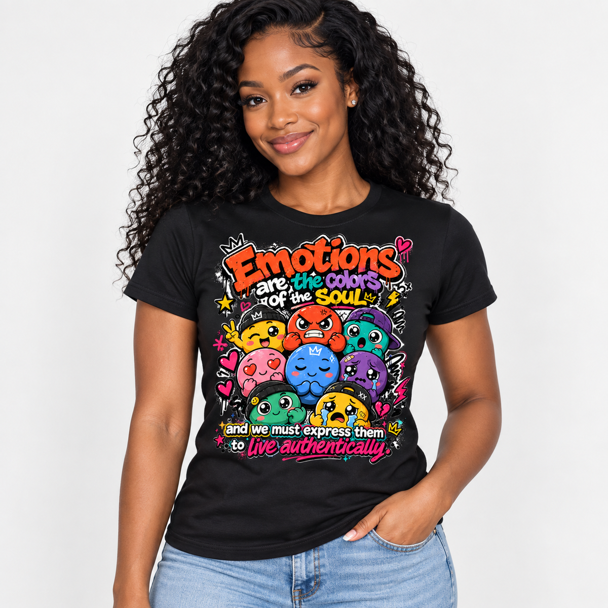 Emotions Are the Colors of the Soul Graphic Tee