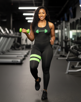 Custom Printed One Piece Fitness Bodysuit