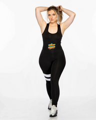 Custom Printed One Piece Fitness Bodysuit