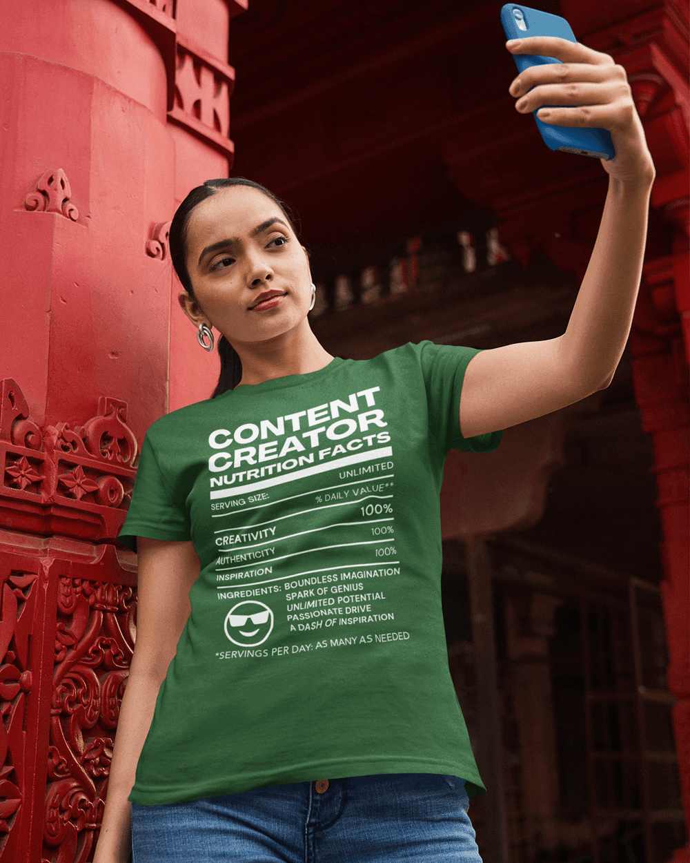 Content Creator Nutritional Facts Tee - Lee's Treasure Chest