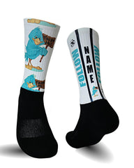 Custom Printed Sublimation Socks - Lee's Treasure Chest
