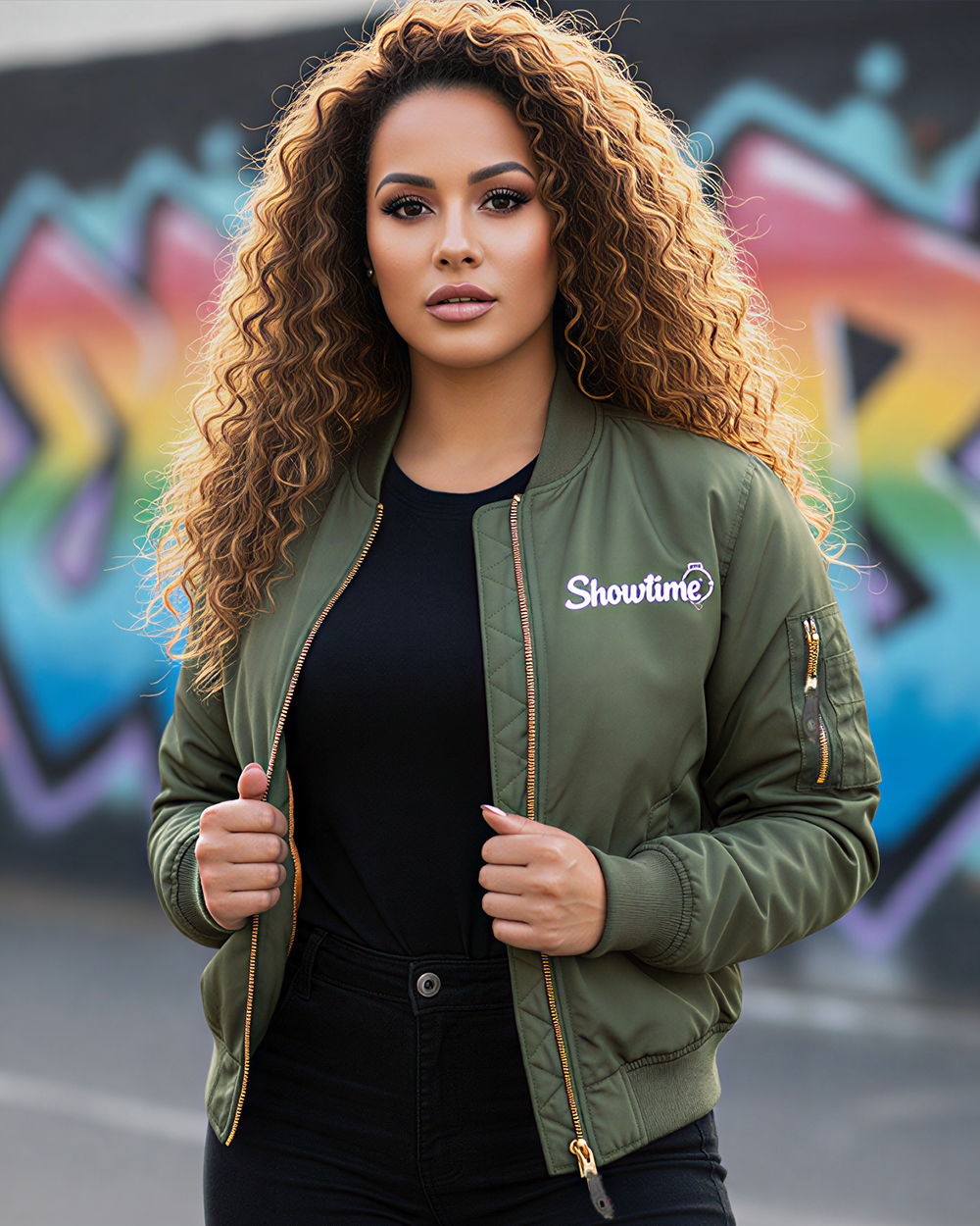 Custom Printed Bomber Jacket