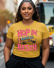 Hop in Bestie Struggle Bus T-shirt