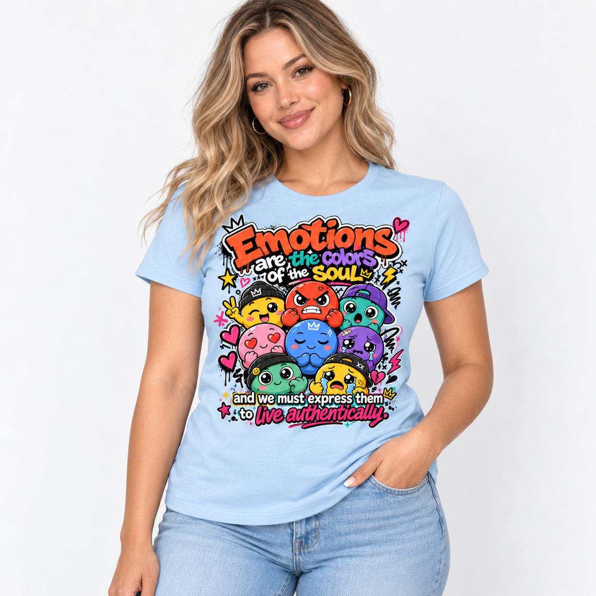 Emotions Are the Colors of the Soul Graphic Tee