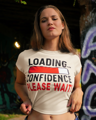 Loading Confidence...Please Wait Crop Top T-shirt
