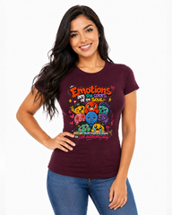 Emotions Are the Colors of the Soul Fitted T-Shirt