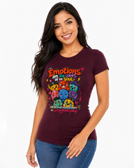 Emotions Are the Colors of the Soul Fitted T-Shirt