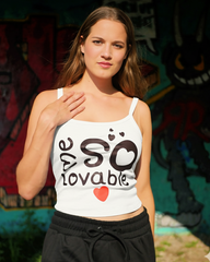 Me So Lovable Spaghetti Strap Tank