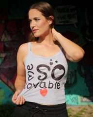 Me So Lovable Spaghetti Strap Tank