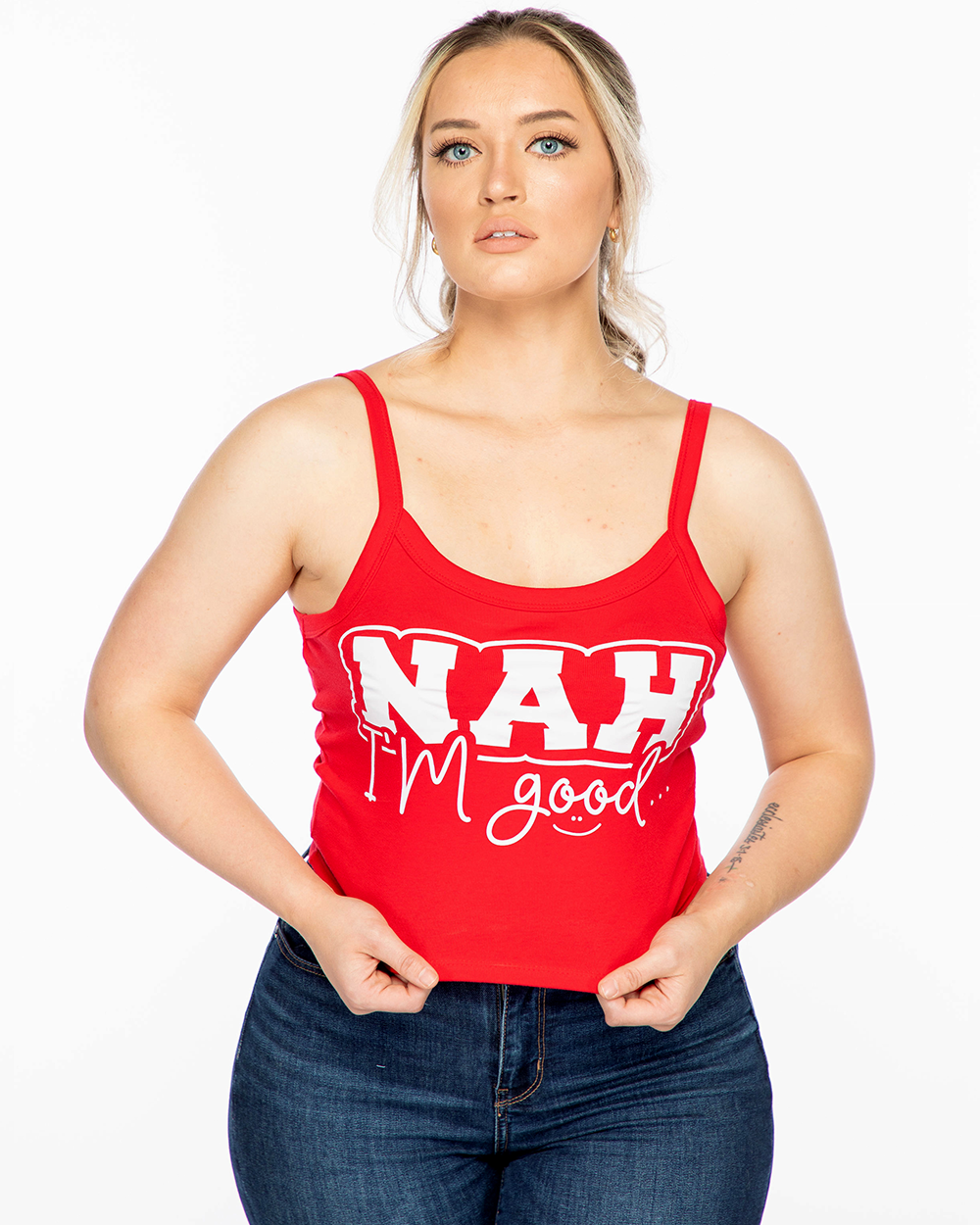 Nah...I'm Good Spaghetti Strap Tank