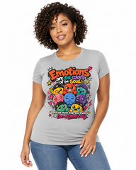 Emotions Are the Colors of the Soul Fitted T-Shirt