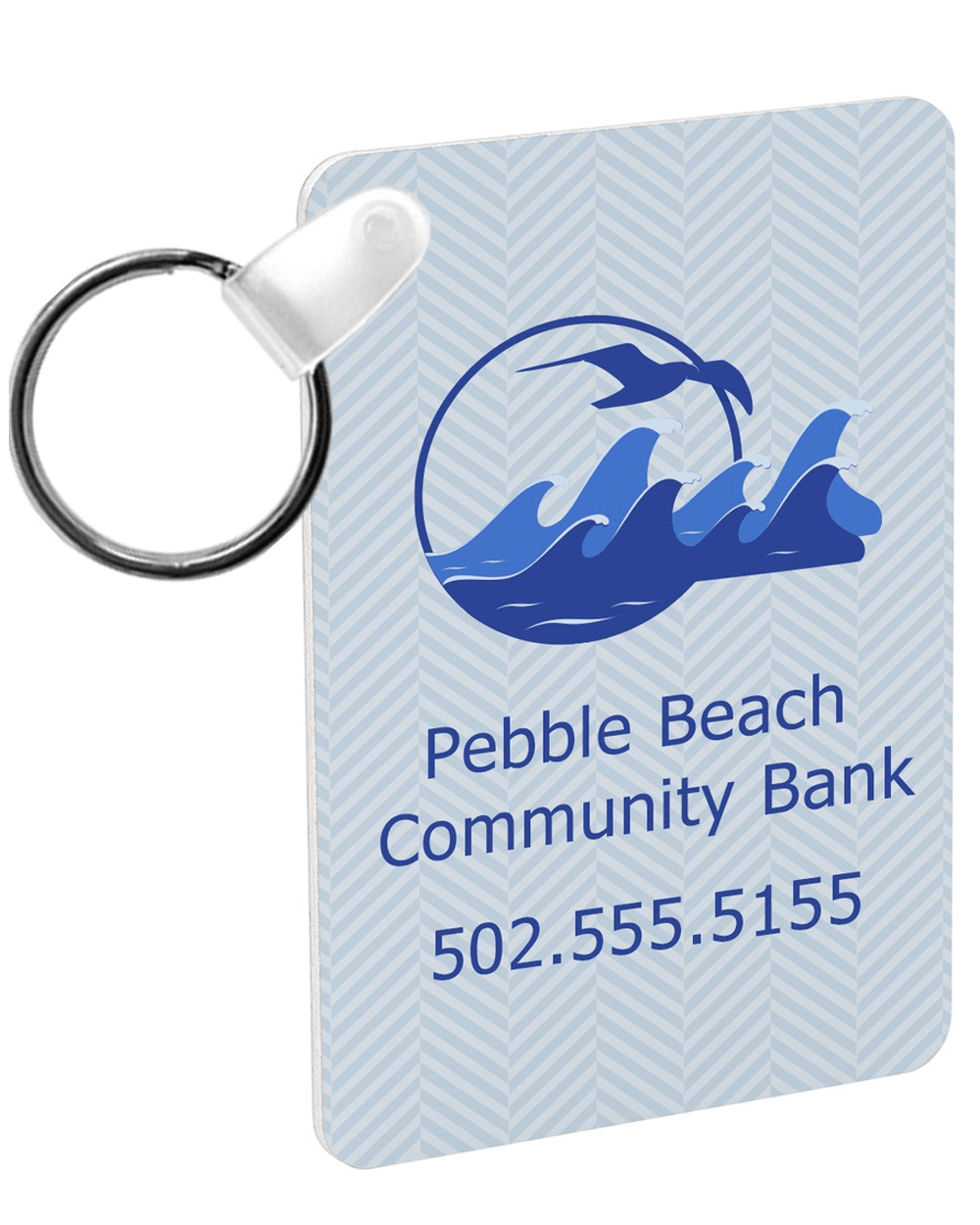 Custom Printed Aluminum Keychain