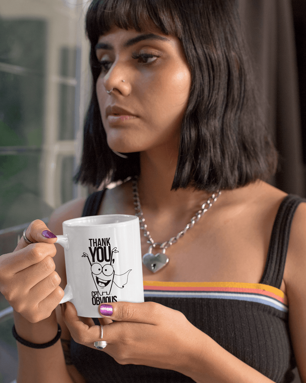 Thank You Cpt Obvious Mug - Lee's Treasure Chest