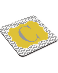 3.75" X 3.75" Square Coaster with Cork Back - Lee's Treasure Chest