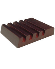 3.75" X 3.75" Square Coaster with Cork Back - Lee's Treasure Chest