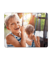 7-1/2" X 9-1/2" Rectangle Cardboard Jigsaw Puzzle - Lee's Treasure Chest