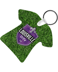 Custom Printed Aluminum Keychain - Lee's Treasure Chest