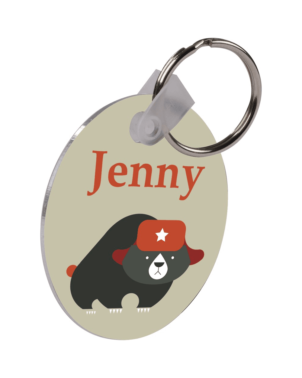 Custom Printed Aluminum Keychain - Lee's Treasure Chest
