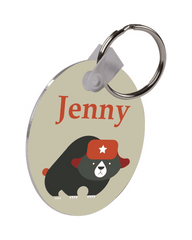 Custom Printed Aluminum Keychain - Lee's Treasure Chest