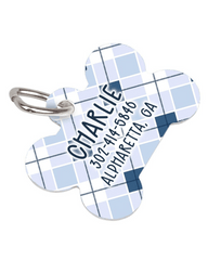 Custom Printed Dog Bone Pet Tag/Ring - Lee's Treasure Chest