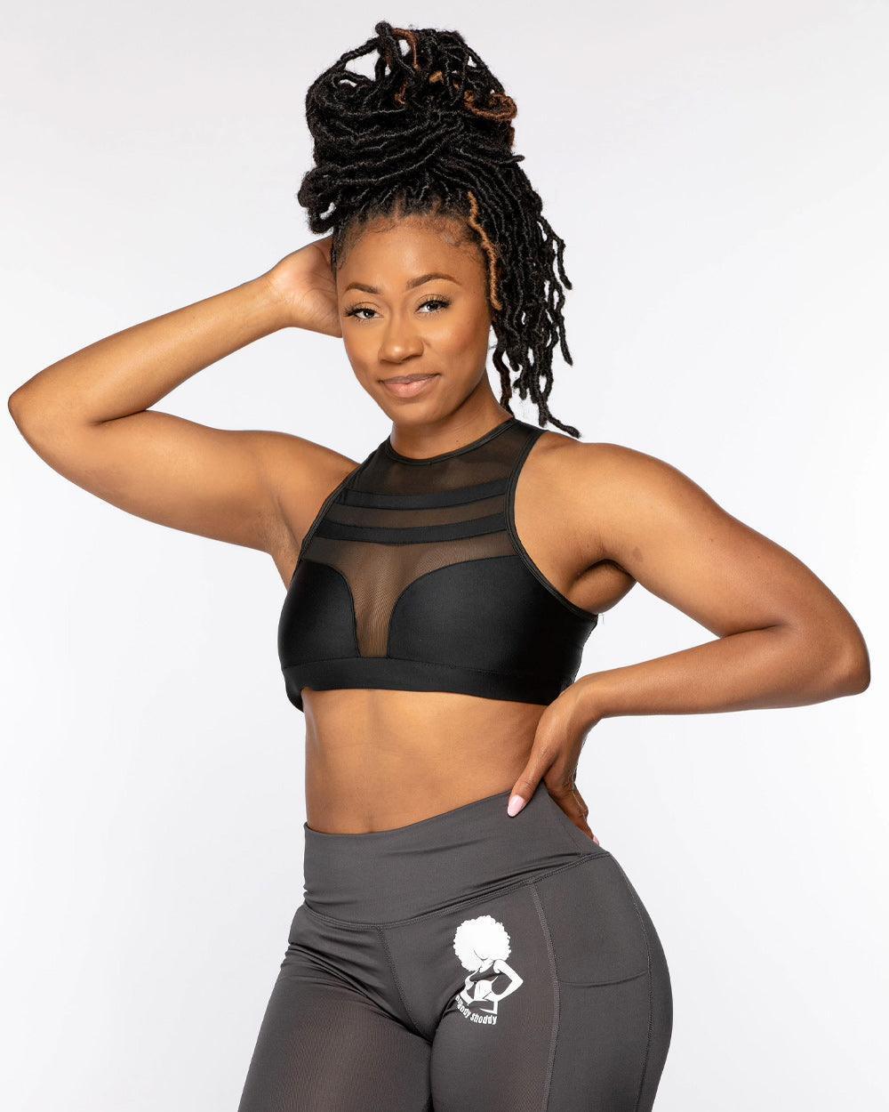 Hollow Mesh Sports Bra - Lee's Treasure Chest