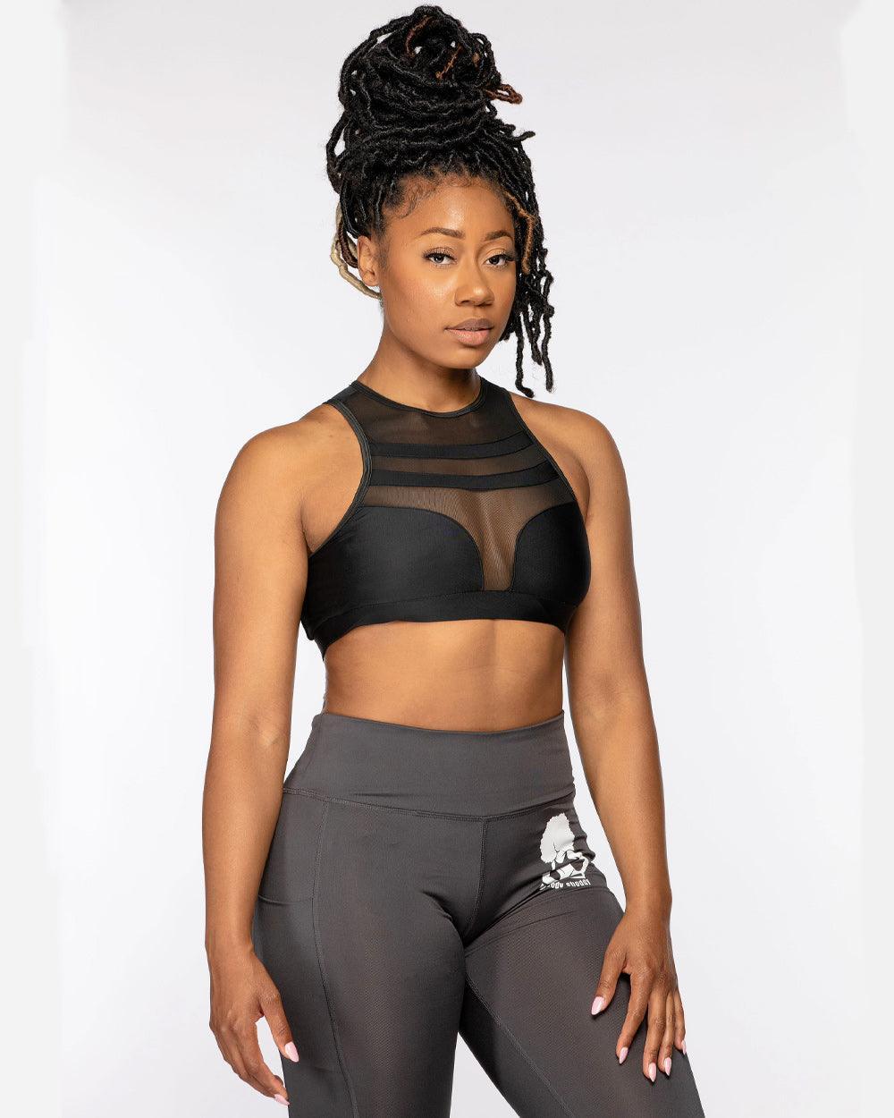 Hollow Mesh Sports Bra - Lee's Treasure Chest