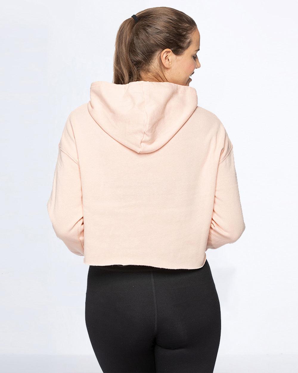Human Being Lightweight Cropped Hooded Sweatshirt - Lee's Treasure Chest