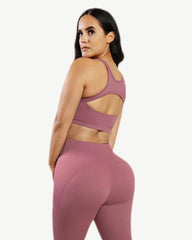 Rose Hollow Cut 2 Piece Fitness Set - Lee's Treasure Chest