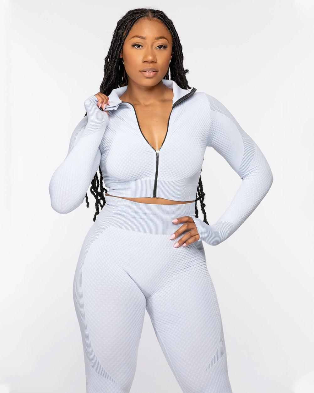 Textured 2 Piece Fitness Set - Lee's Treasure Chest