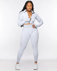 Textured 2 Piece Fitness Set - Lee's Treasure Chest