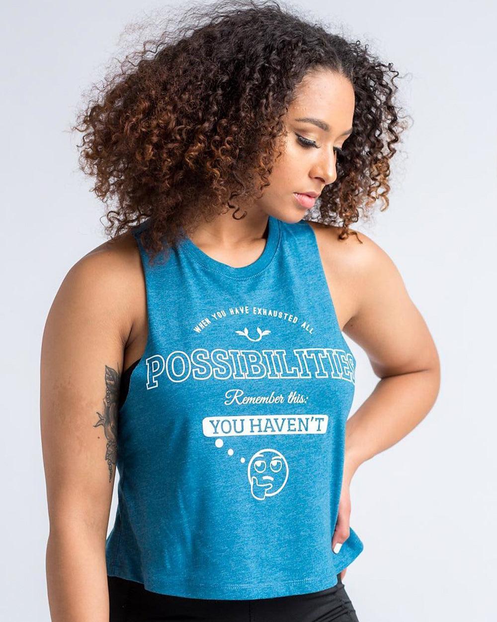 When You Have Exhausted All Posibilities...Cropped Tank - Lee's Treasure Chest