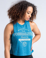 When You Have Exhausted All Posibilities...Cropped Tank - Lee's Treasure Chest
