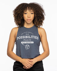 When You Have Exhausted All Posibilities...Cropped Tank - Lee's Treasure Chest