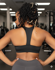 Custom Printed Hollow Cut Sports Bra