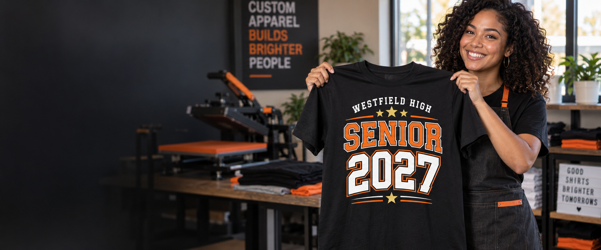 Custom apparel without the confusing process.