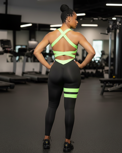 Custom Printed One Piece Fitness Bodysuit