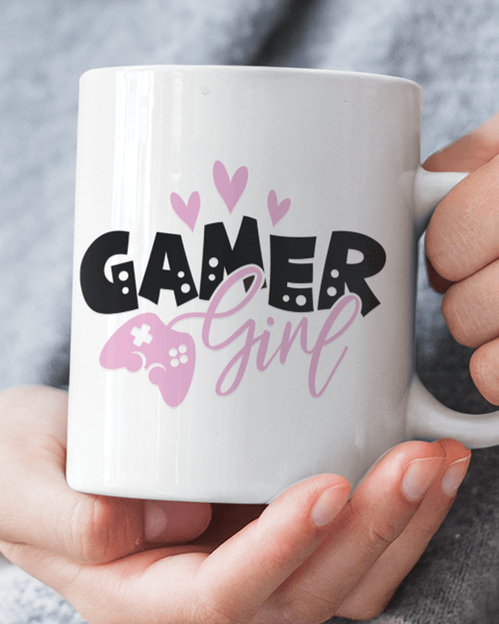 Gamer Girl Ceramic Coffee Mug - Lee's Treasure Chest 