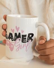 Gamer Girl Ceramic Coffee Mug - Lee's Treasure Chest 