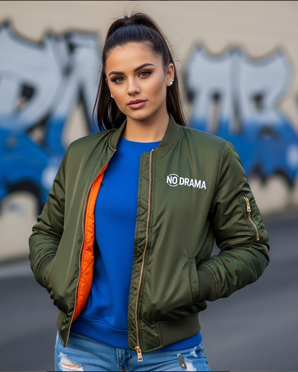 Custom Printed Bomber Jacket