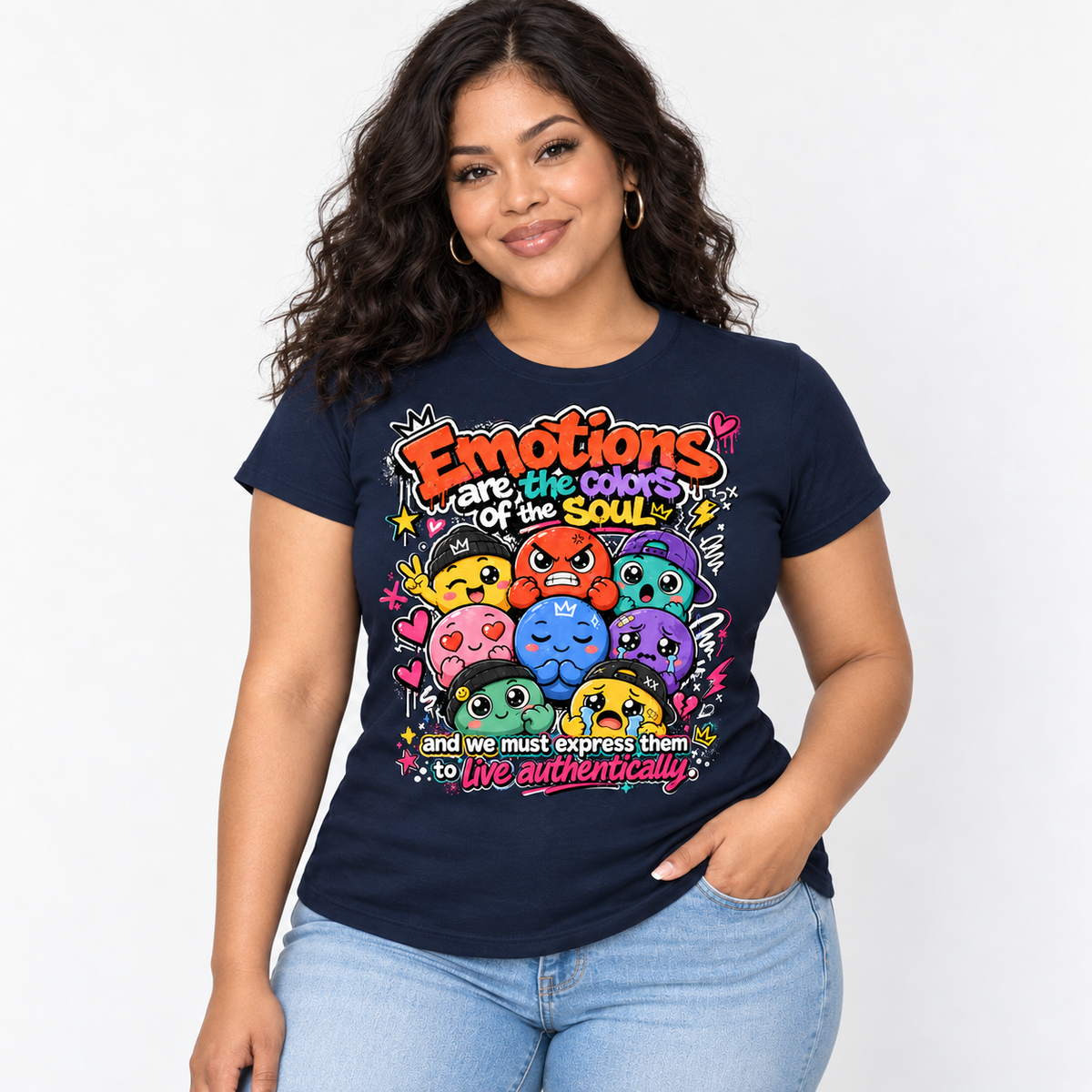 Emotions Are the Colors of the Soul Graphic Tee