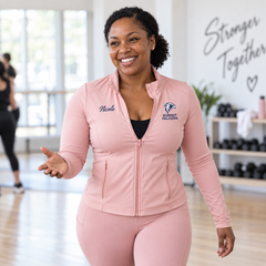 Women’s Custom Athletic Jacket – Personalized Full-Zip Team Jacket