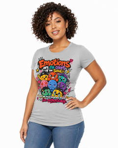 Emotions Are the Colors of the Soul Fitted T-Shirt