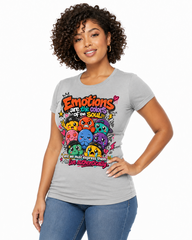 Emotions Are the Colors of the Soul Fitted T-Shirt