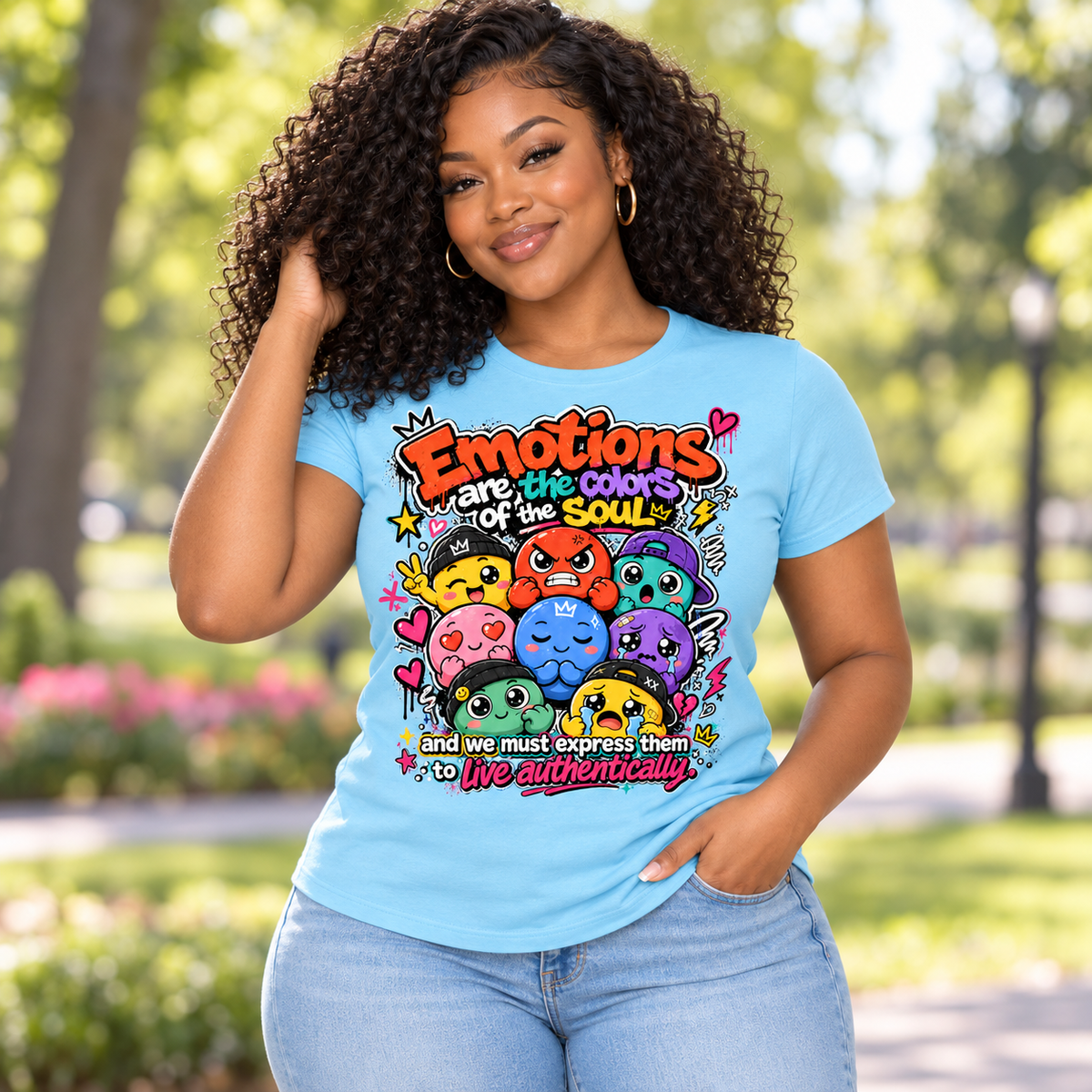 Emotions Are the Colors of the Soul Graphic Tee