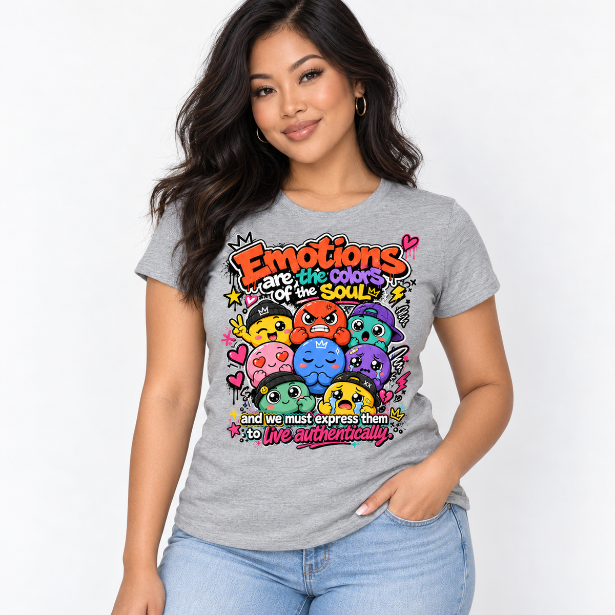 Emotions Are the Colors of the Soul Graphic Tee