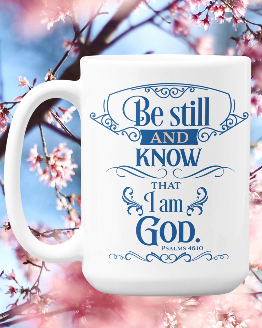 Custom printed 11 oz. ceramic coffee mug with inspiring message