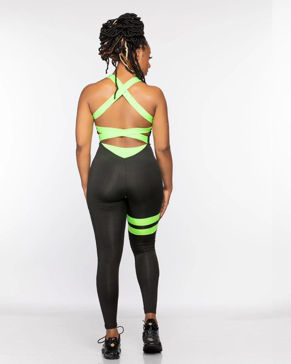 Custom Printed One Piece Fitness Bodysuit - Lee's Treasure Chest 