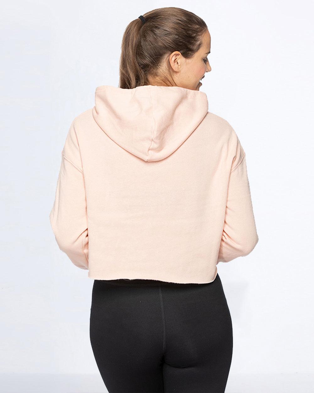 Human Being Lightweight Cropped Hooded Sweatshirt - Lee's Treasure Chest 