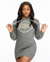 If Your Vision Doesn't Scare You Hooded Pullover Dress - Lee's Treasure Chest 