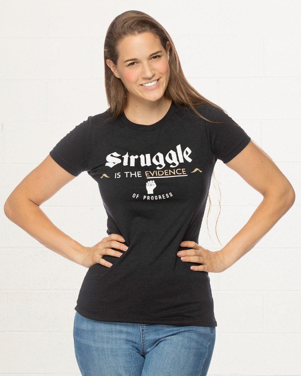 Struggle is the Evidence T-Shirt - Lee's Treasure Chest 